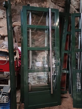 Puertas 230x88 verdes