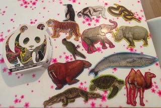 Puzzle WWF animales 