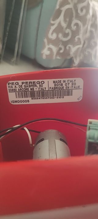 Triciclo Ducati Peg Perego mini Evo