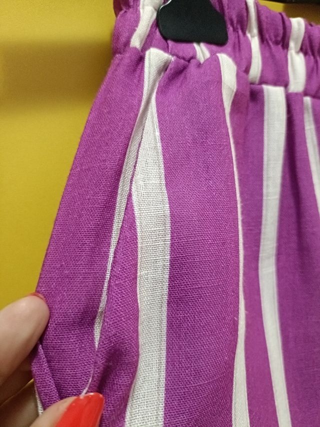 Completo pantalone e polo donna, viola