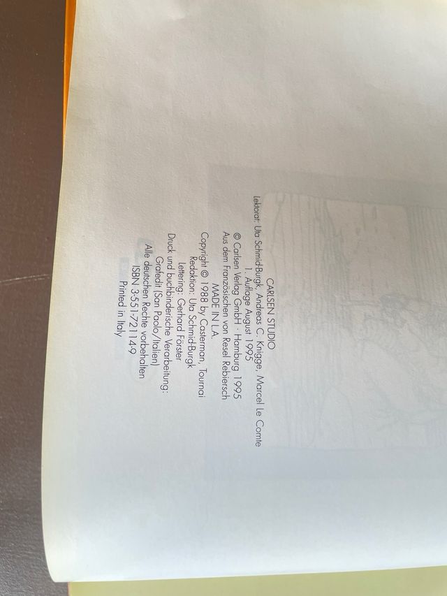 Comic Moebius MADE IN L.A.