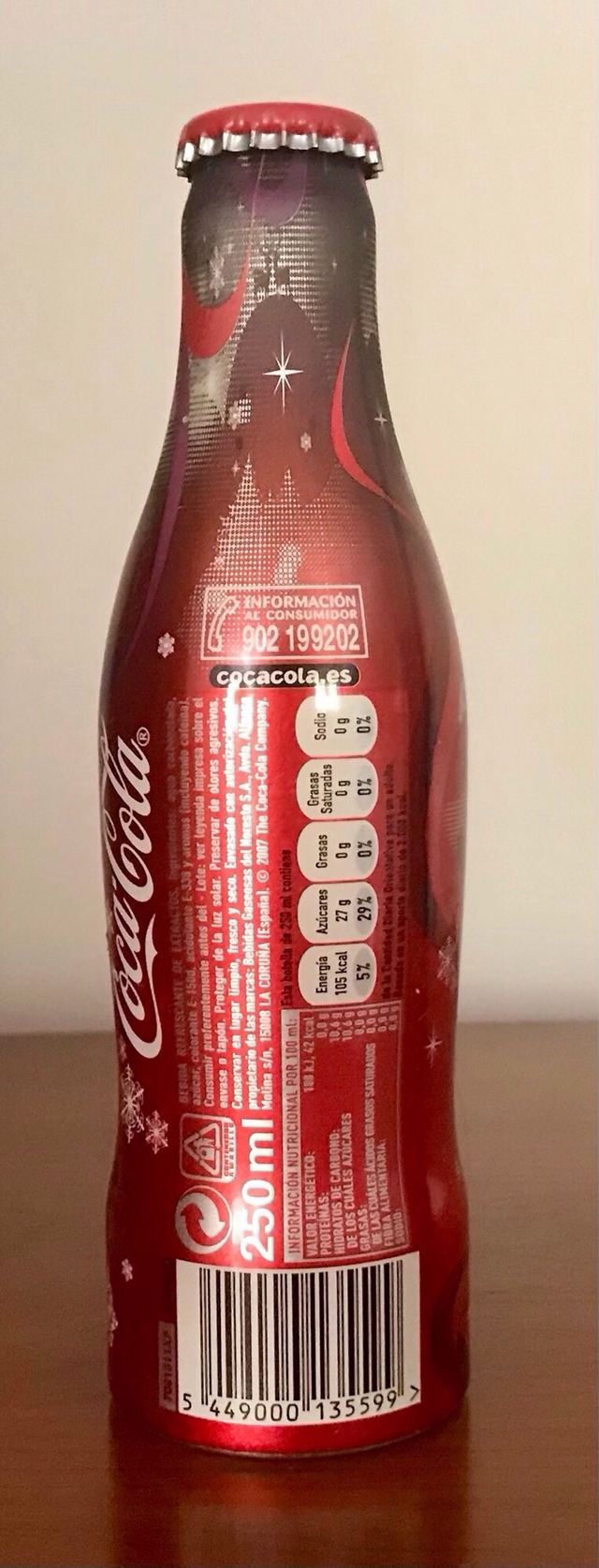 Bottiglia natalizia Coca-Cola, Natale 2007