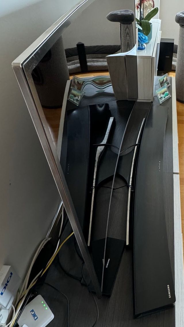 Televisor Smart TV, Samsung curvo 55 pulgadas