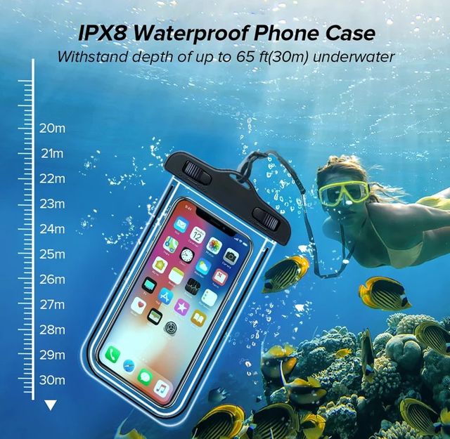 Funda de teléfono para nadar impermeable
