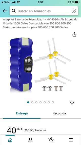 iRobot baterias