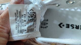 Zapatillas Converse Blancas caladas talla 39