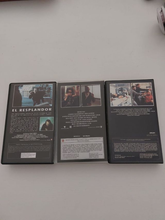 3 cintas de películas clásicas