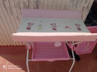 Bañera cambiador bebe