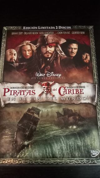 DVD Piratas del Caribe I, II y III