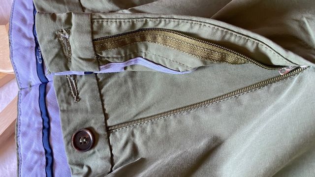 Pantalón Loneta verde Hombre T 50