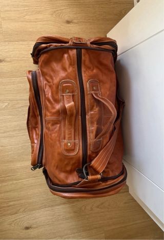 Bolsa de Viaje de Cuero AUTÉNTICO y ARTESANO