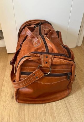 Bolsa de Viaje de Cuero AUTÉNTICO y ARTESANO