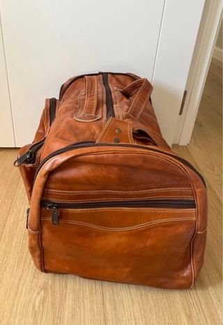 Bolsa de Viaje de Cuero AUTÉNTICO y ARTESANO