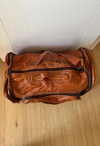 Bolsa de Viaje de Cuero AUTÉNTICO y ARTESANO