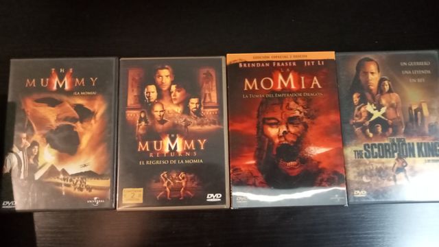 DVD La Momia I, II y III y spin off