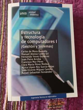Estructura y tecnología de computadores.