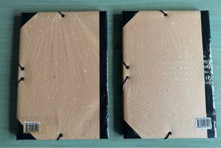 Libretas grandes papel manila. 4 juntas 14,00 €