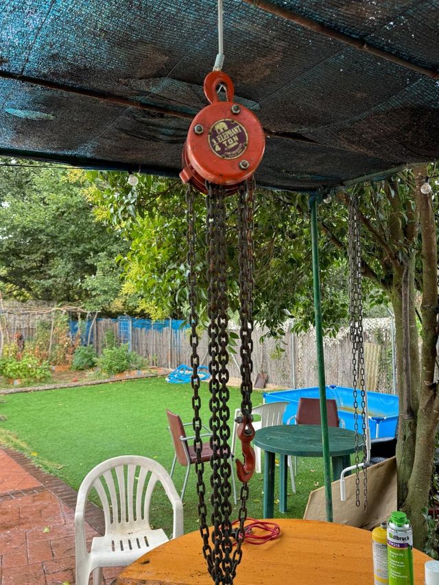 Polea de cadena 4 toneladas