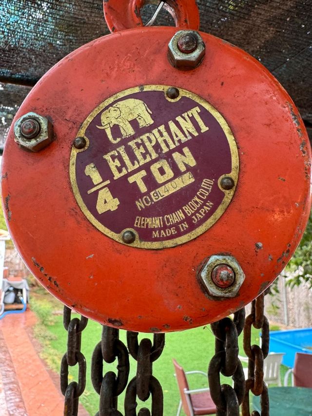 Polea de cadena 4 toneladas