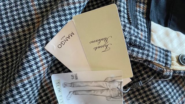 Pantalón cuadritos lana fría hombre mango T46