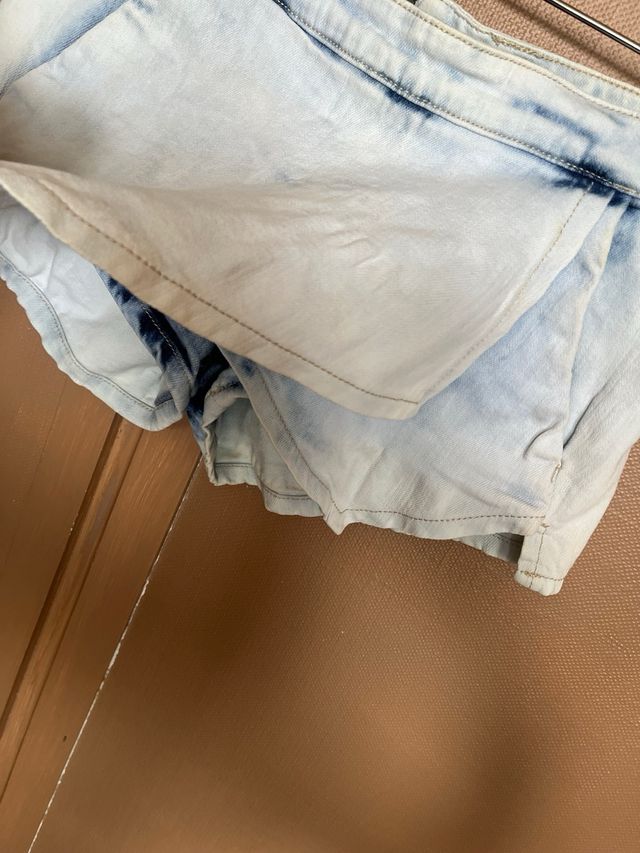 calzedonia Pantaloncini gonns jeans delavè