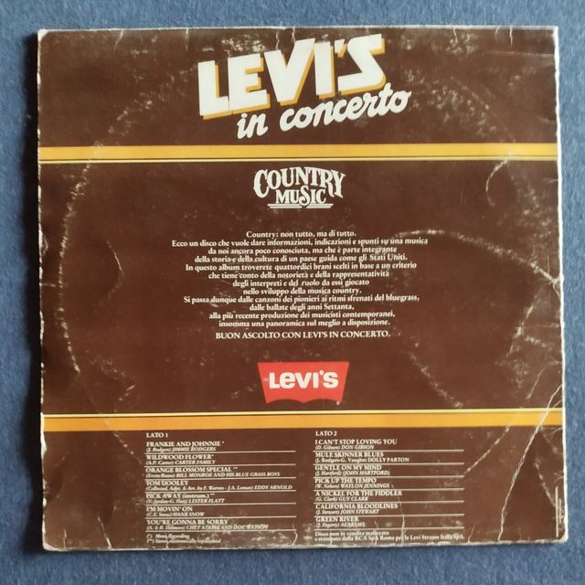 Vario ‎– Levi's In Concerto (Country Music)