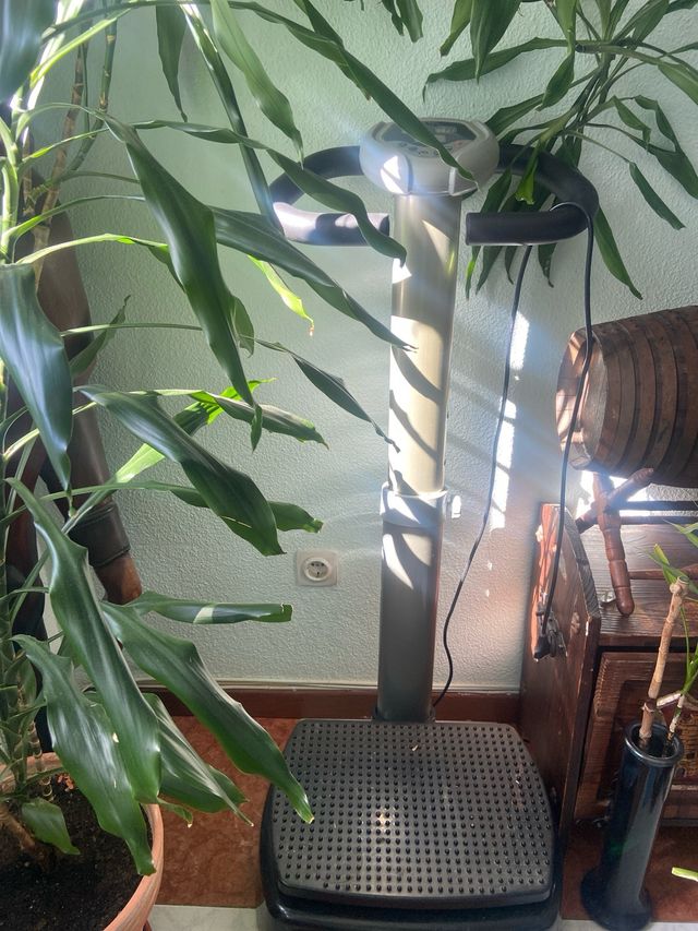 Maquina fitness, ejercicio por vinracion