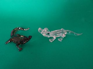 Coccodrilli di cristallo Swarovski