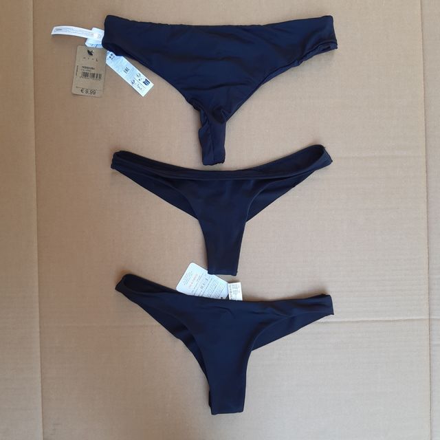 Tre slip da mare nuovi da donna