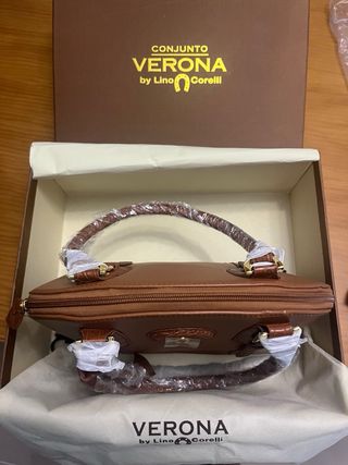 Bolso  mas complentos marron 
