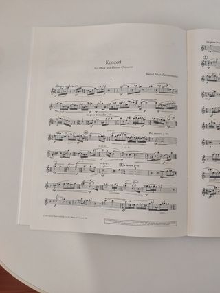 Concerto Zimmermann reducción oboe piano