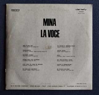 Mina - La voce