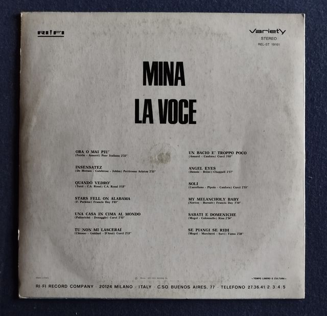Mina - La voce