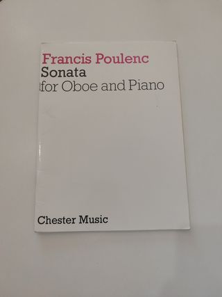 Sonata oboe y piano Poulenc