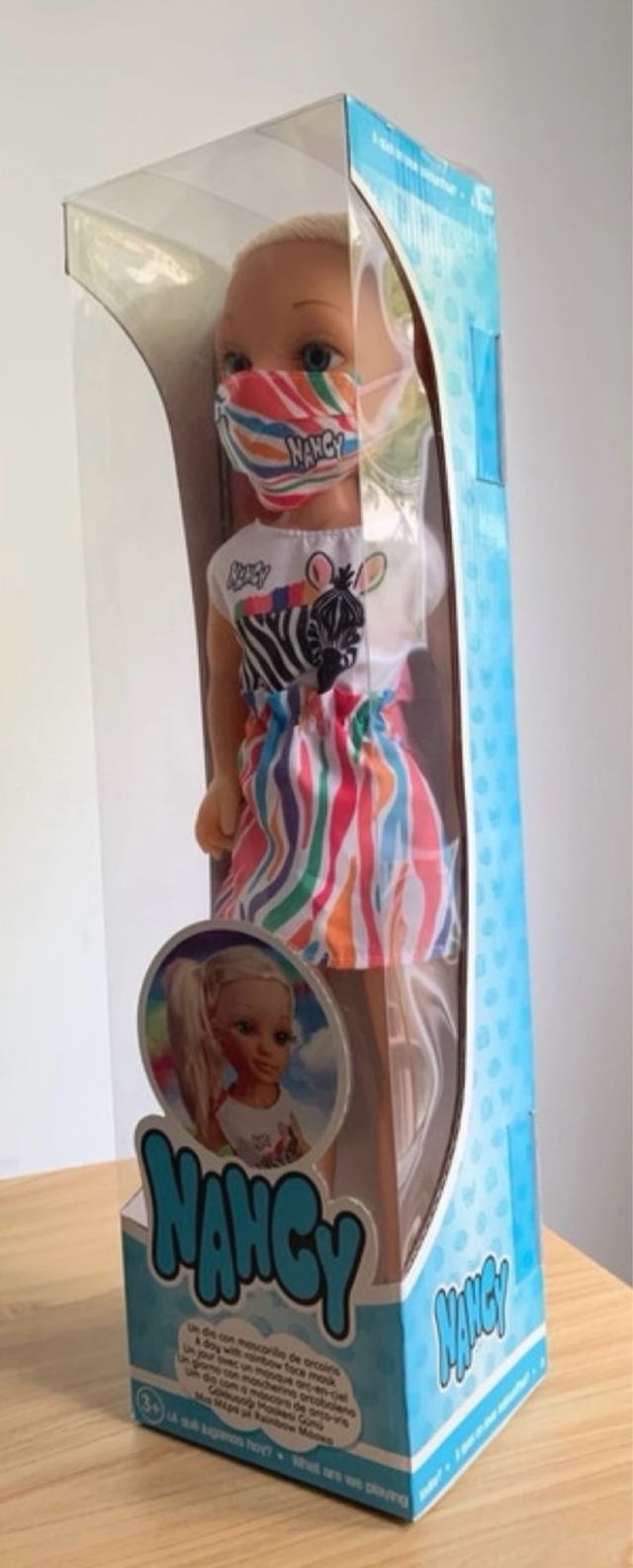 Muñeca Nancy un día con mascarilla