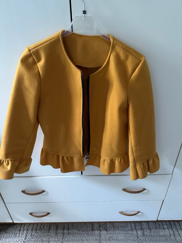 Giacca Panno  gialla