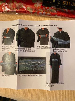 Kimono Original 100% Seda