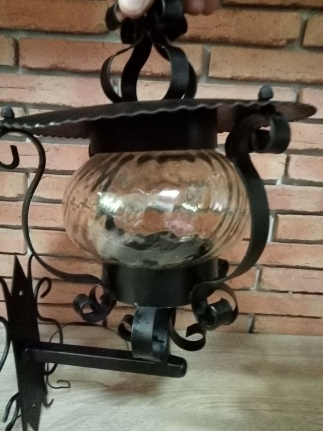 Farolillo forja antiguo