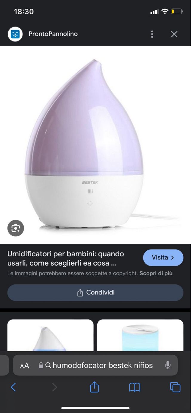 Humidificar niño bestek