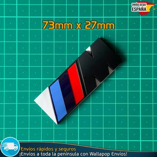 Emblema M BMW Motorsport Logo Maletero Negro Mate