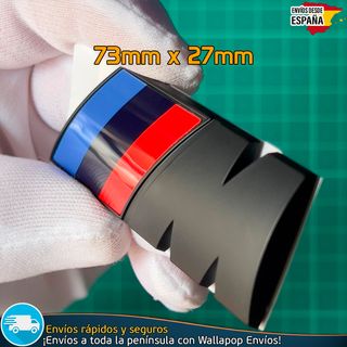 Emblema M BMW Motorsport Logo Maletero Negro Mate