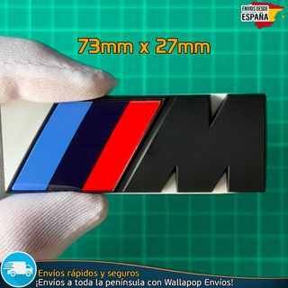 Emblema M BMW Motorsport Logo Maletero Negro Mate