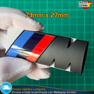 Emblema M BMW Motorsport Logo Maletero Negro Mate