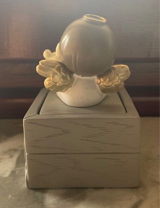 Scatola portaoggetti con angioletto