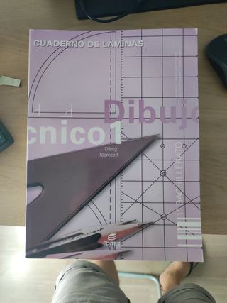 Libros texto y láminas dibujo técnico bachillerato