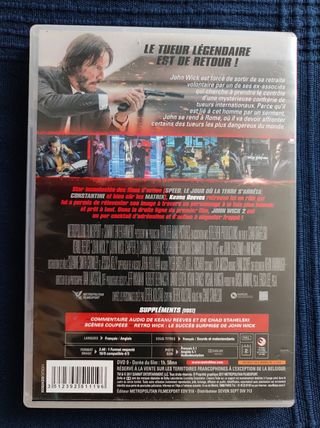 DVD John Wick y John Wick 2
