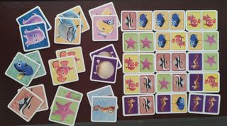 Dominó y juego de memoria de Nemo