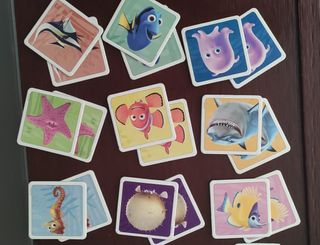 Dominó y juego de memoria de Nemo