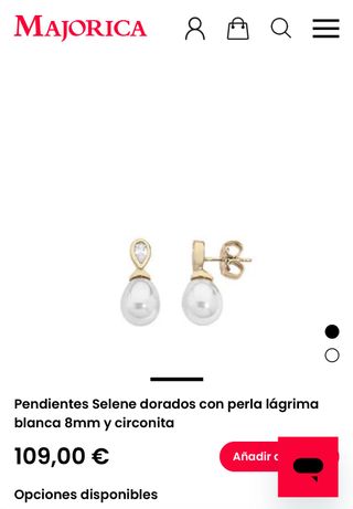 Pendientes Selene Majorica NUEVOS