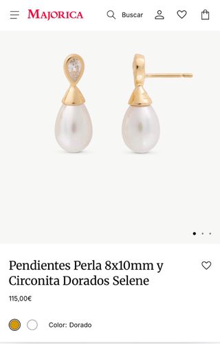 Pendientes Selene Majorica NUEVOS